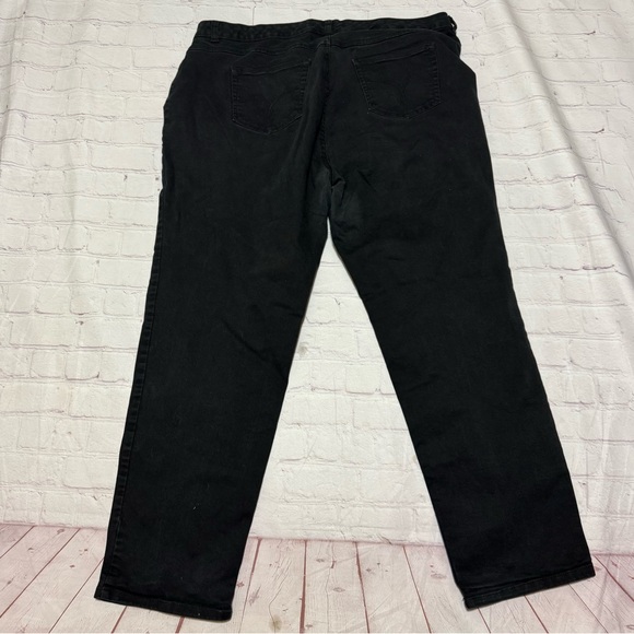 Just My Size Stretch Classic Denim Women's Black Jeans Plus Size 22 GUC - Picture 5 of 11